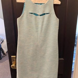 Elie Tahari Blue Cut-Out Dress Sz 8